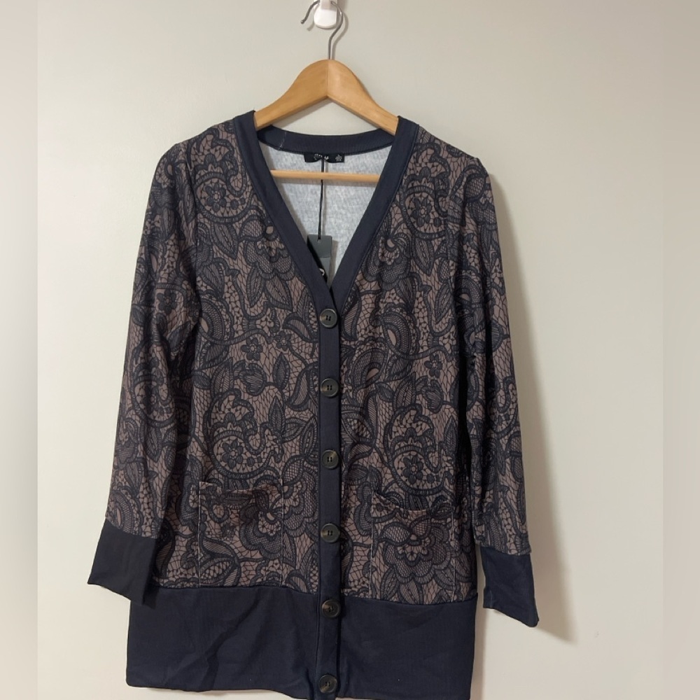 9. Boyish Boho Inspired Cozy Cardigan - Picture 3 of 3